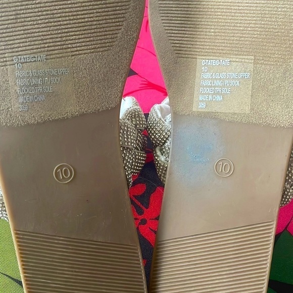 Brand New Madden Girl Braided Rhinestone Toe Strap Slip On Tate Sandals - Picture 11 of 12